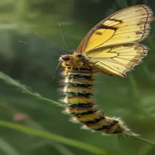 caterpillar to butterfly