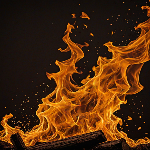 fire clear background