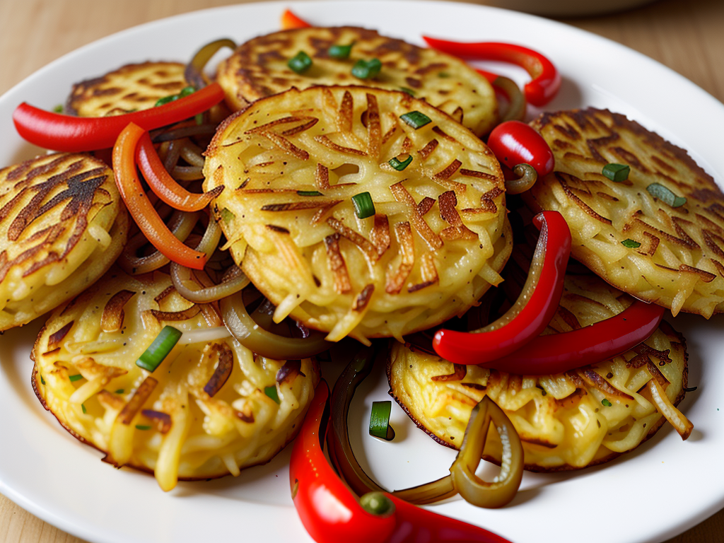 hash browns with peppers and onions