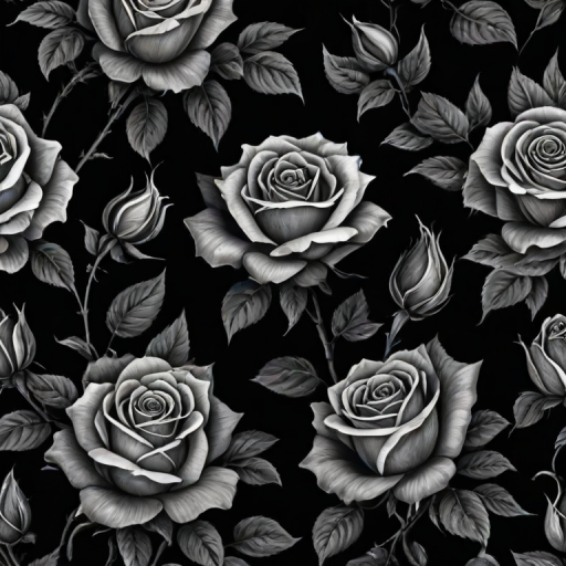 rose wallpaper black