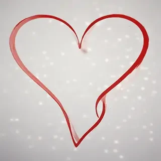 heart outline transparent