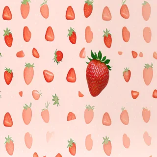 strawberry wallpaper desktop