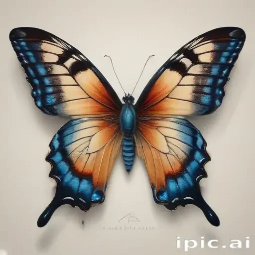 drawing of a butterfly