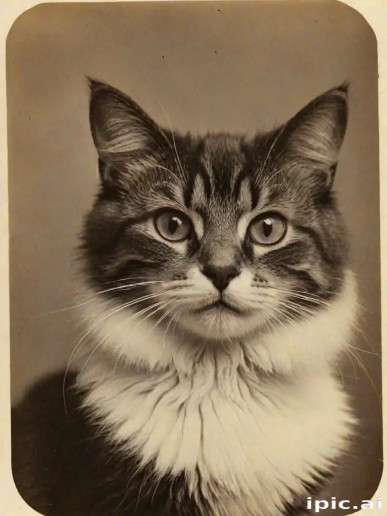 vintage pictures of cats