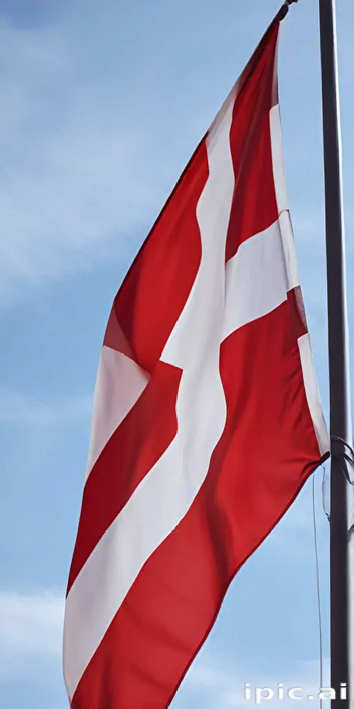 red and white flag