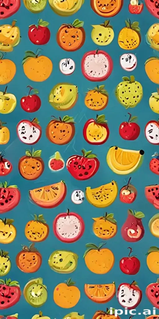 cartoon fruit