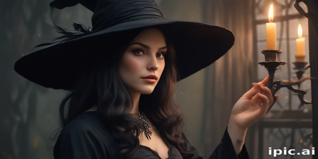 vintage witch art
