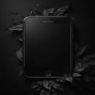 black iphone wallpaper hd