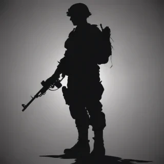 soldier silhouette png
