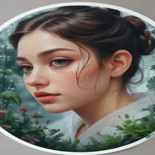 transparent aesthetic sticker
