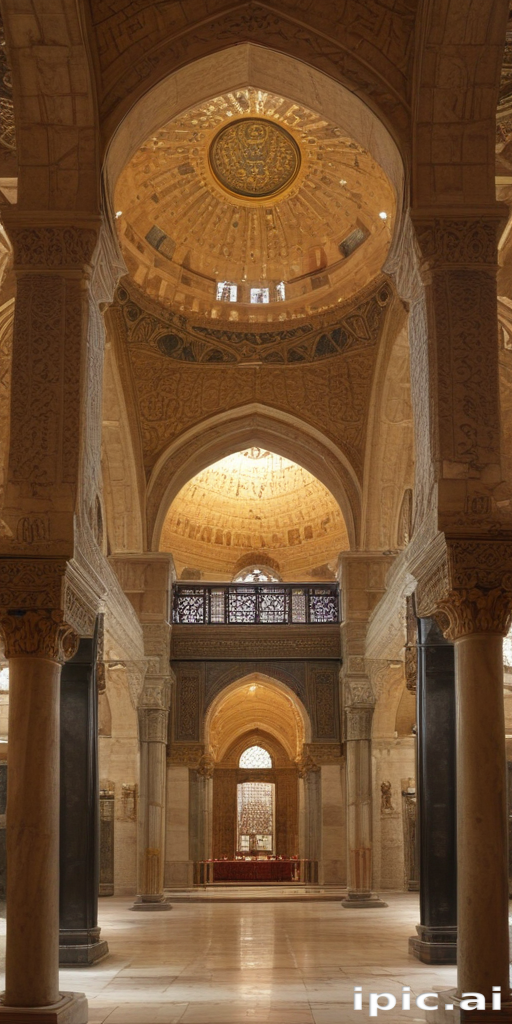 Stunning Architectural Interior Featuring Ornate Arches and Intricate ...