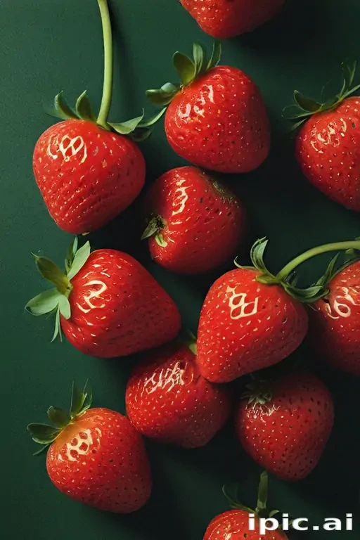 strawberry background aesthetic