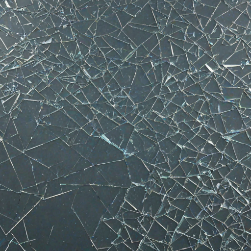 broken glass overlay