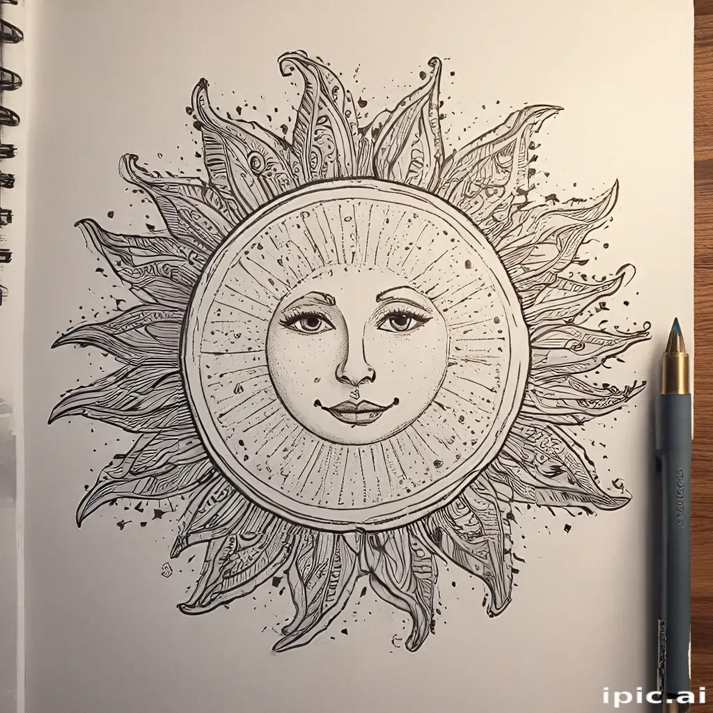 sun doodle