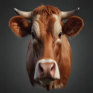 cow head png