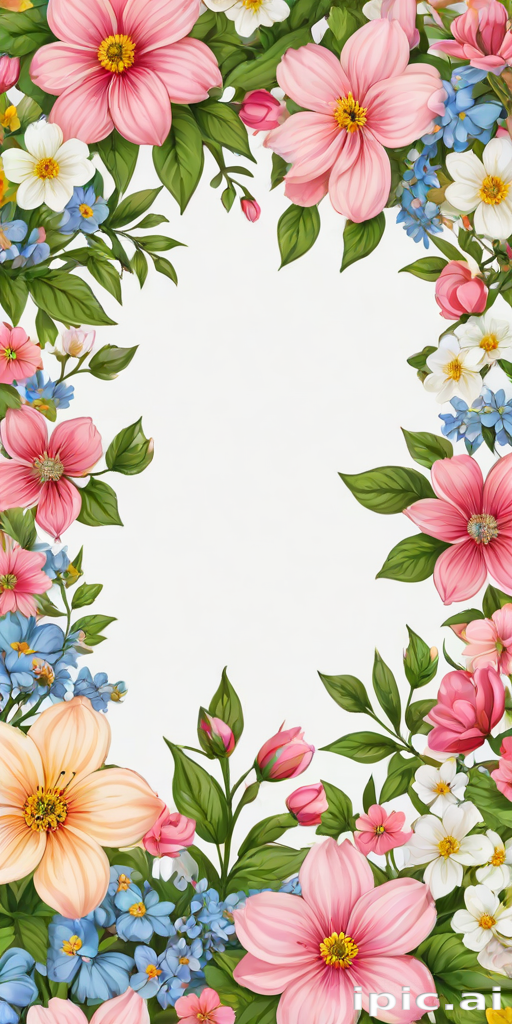 clipart borders flowers