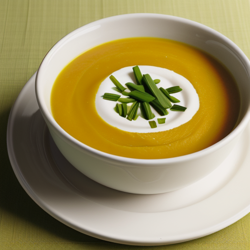 butternut squash and leek soup
