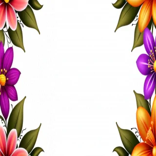 flowers border png