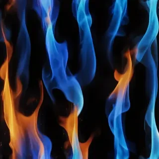 blue flame background
