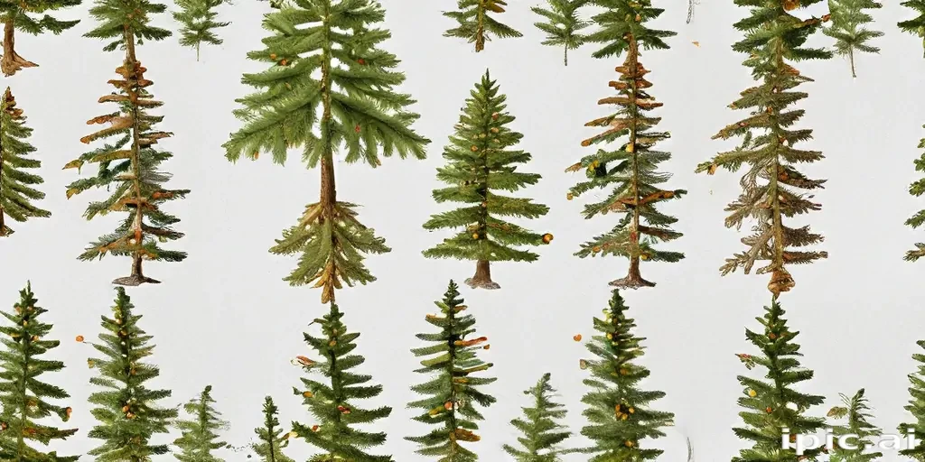 christmas trees transparent background