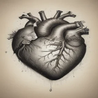 hand drawn heart