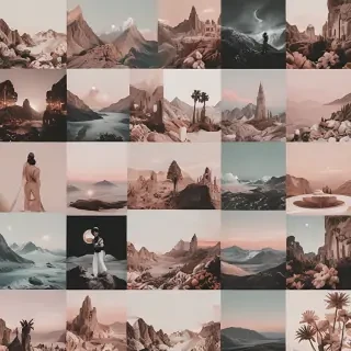collage wallpapers aesthetic
