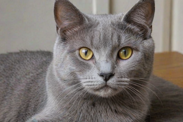 grey cat