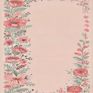 floral page borders