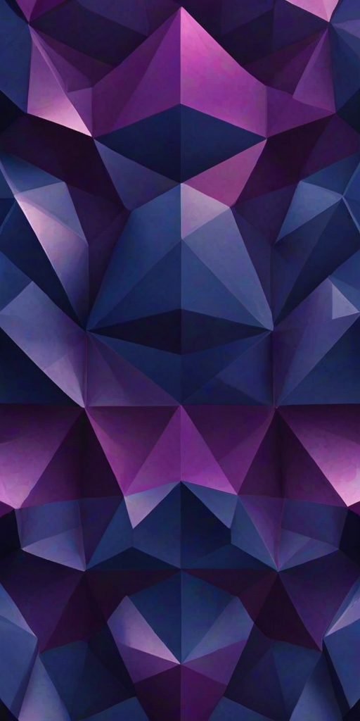 create a seamless abstract background with shades of deep blue and purple in a geometric, faceted pattern