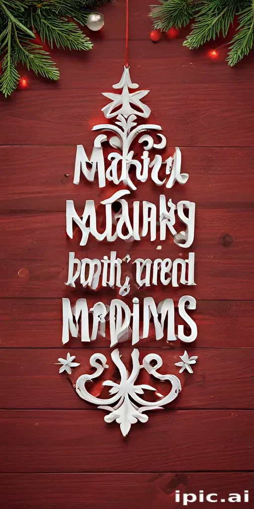 text merry christmas png