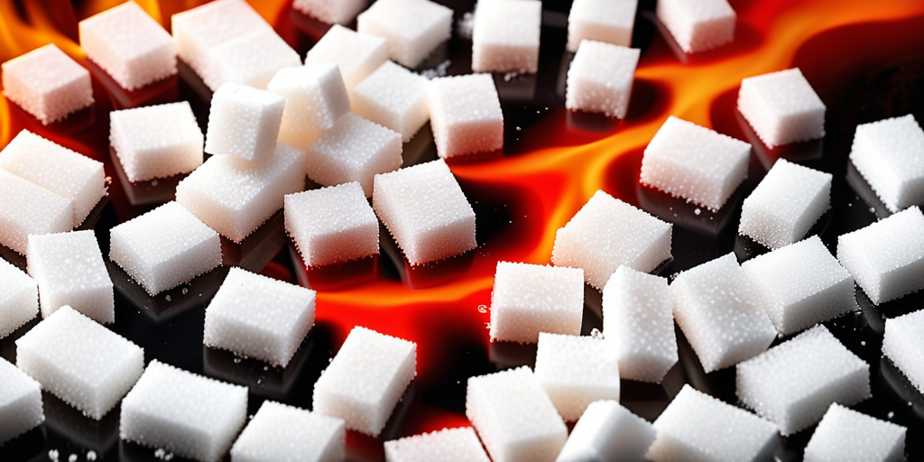 what temperature does sugar burn