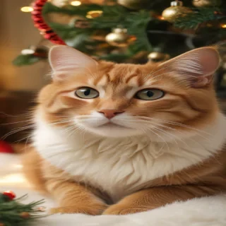 merry christmas cats images