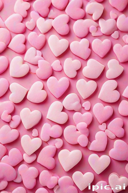 pink hearts background