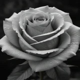 rose pictures in black and white