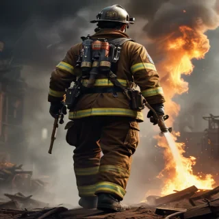 wallpaper fireman