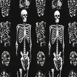 skeleton wallpaper