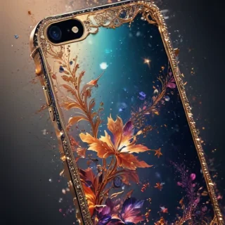 sparkly iphone background
