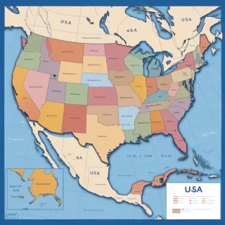 map of the usa