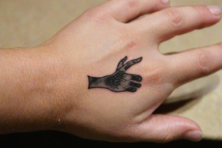 i love you sign language tattoo