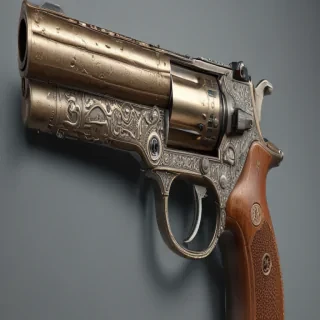 gun with no background