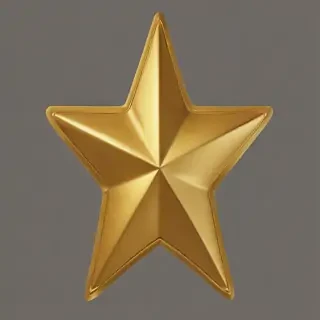 gold star sticker png
