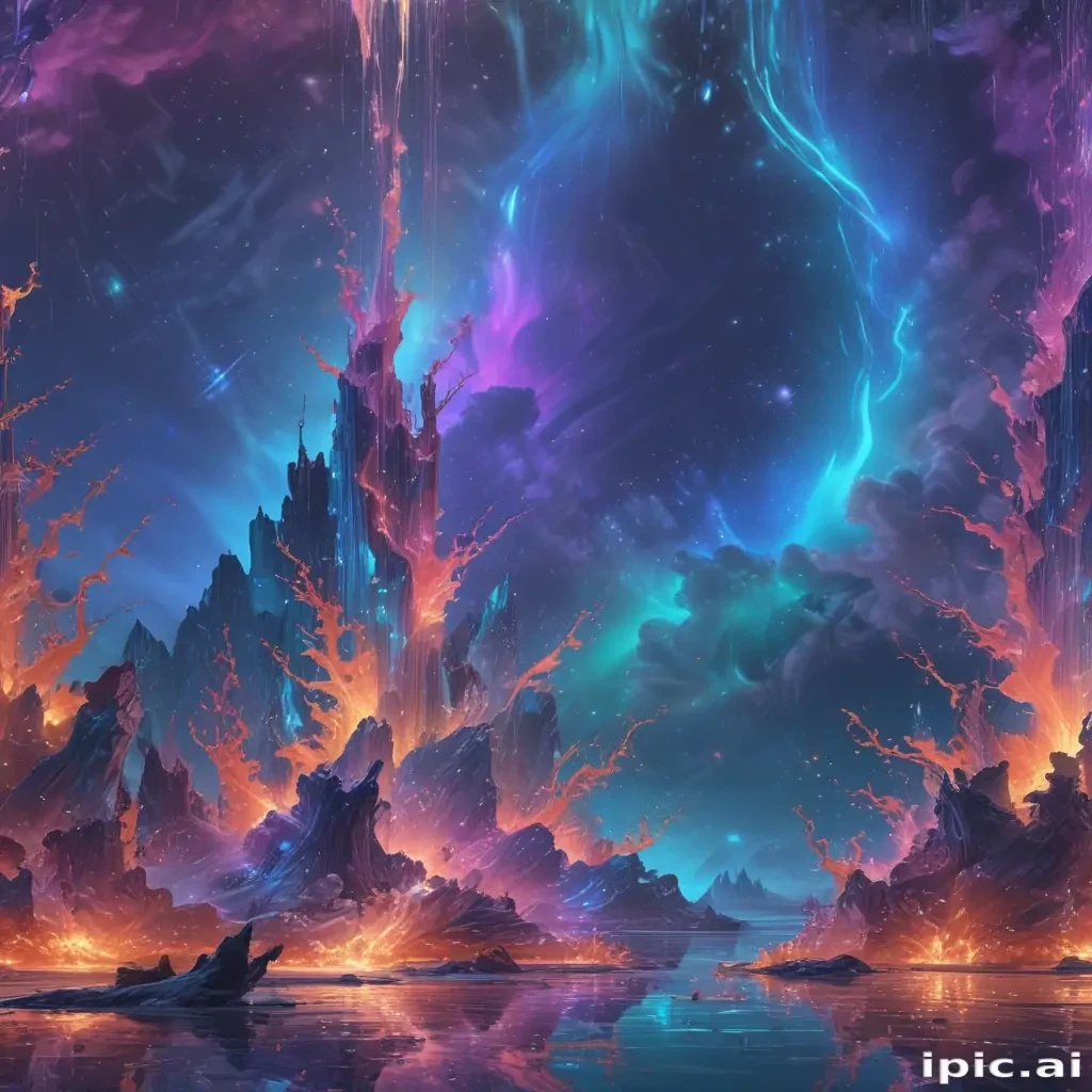 holographic wallpaper
