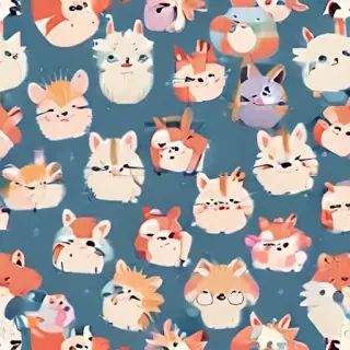 cute animal background