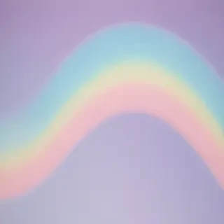 pastel coloured rainbow