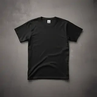 black tee shirt mockup