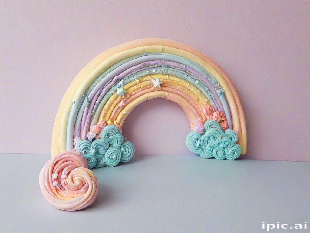 pastel rainbow