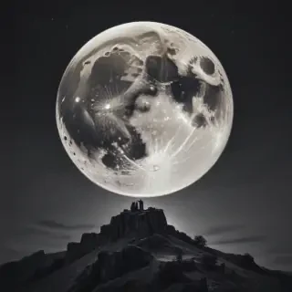 aesthetic moon drawings