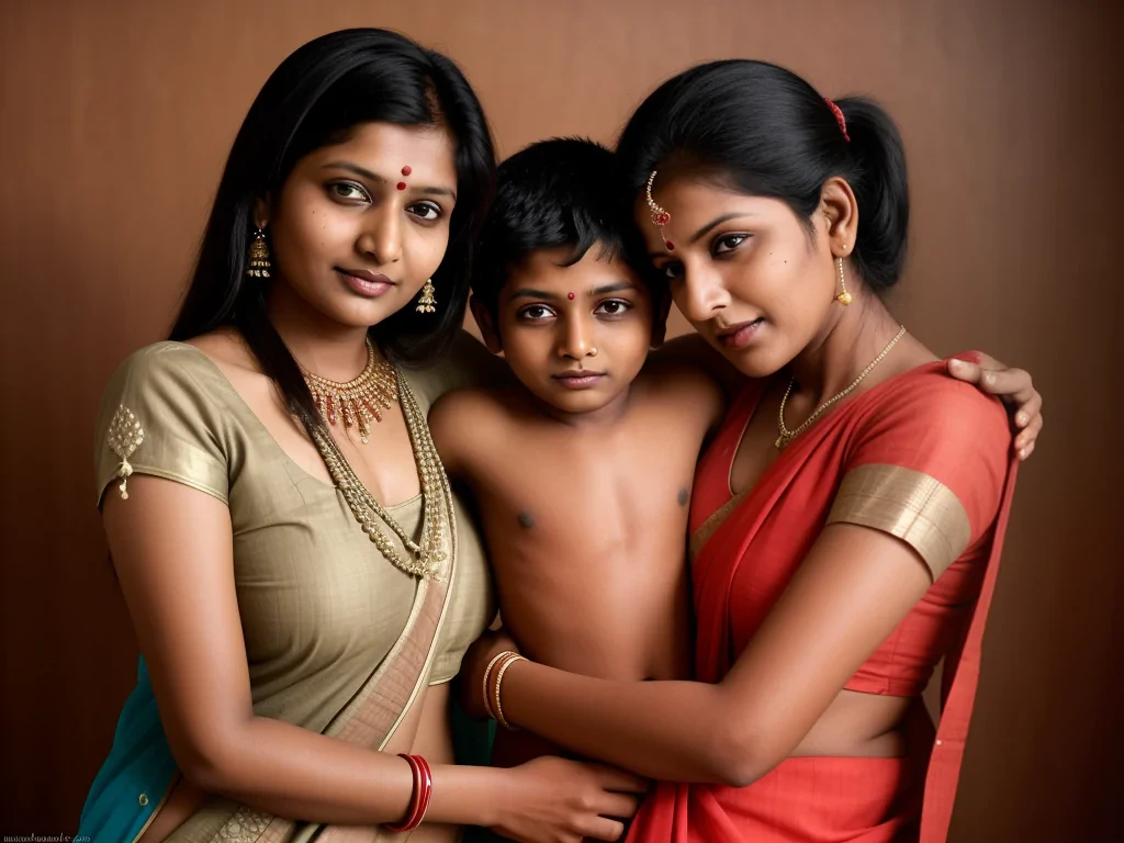 indian mom and son