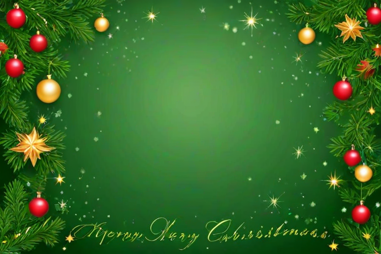 christmas background green