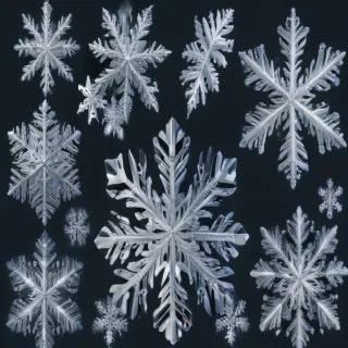 snowflakes clipart transparent background